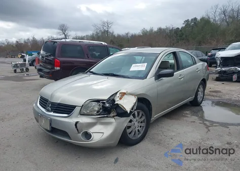 2008 Mitsubishi Galant Es z USA, uszkodzony, nr VIN 4A3AB36F58E020073